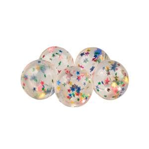 Toy Stars High-Bounce Superballs Clear 32 mm 100/Bg