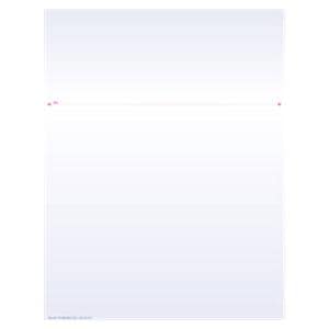 Laser Statement Paper Pastel Blue With Perforated Remittance Stub 500/Pk