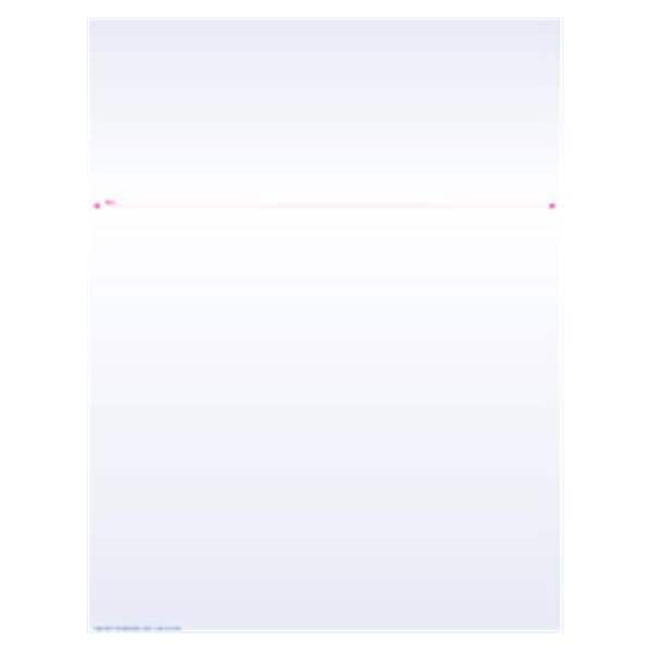 Laser Statement Paper Pastel Blue With Perforated Remittance Stub 500/Pk