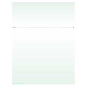 Laser Statement Paper Pastel Green With Perforated Remittance Stub 500/Pk