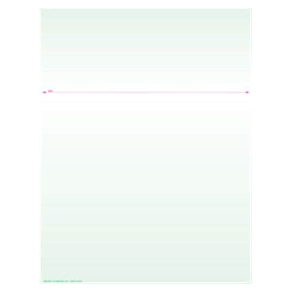 Laser Statement Paper Pastel Green With Perforated Remittance Stub 500/Pk