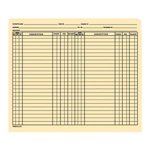 Pre-Printed File Pocket2 Column 100/Bx