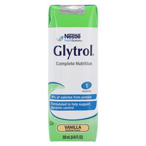 Glytrol Liquid Formula Vanilla 250mL Carton 24/Ca