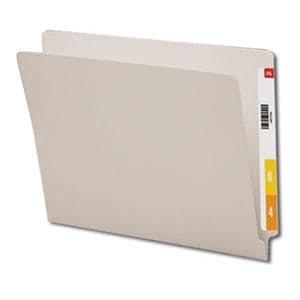 Top-Tab Colored Folder Gray 11Pt Letter 100/Bx 100/Bx