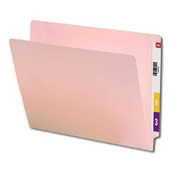 Top-Tab Colored Folder Pink 11Pt Letter 100/Bx