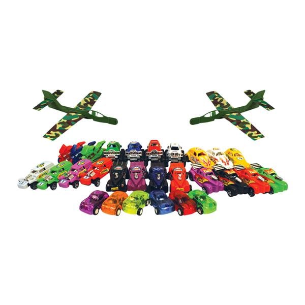 Toy Transportation Variety Mix Assorted Colors Plastic 169/Pk