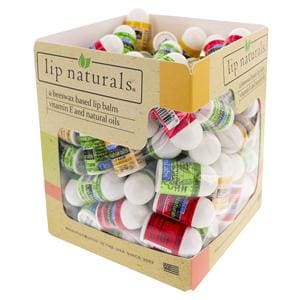 Lip Naturals Lip Balm Mini Assorted SPF 15 Cube Container 100/Pk