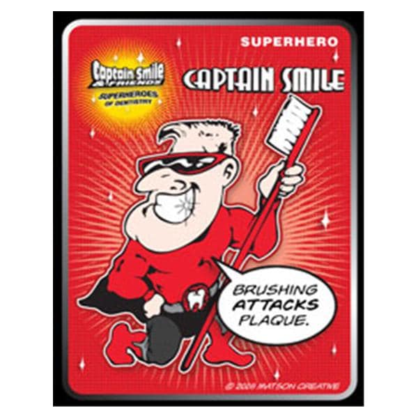 Captain Smile & Friends Trading Cards Brushing English 50/Pk