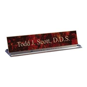 Custom Desk Sign Plexiglass 1/Bx