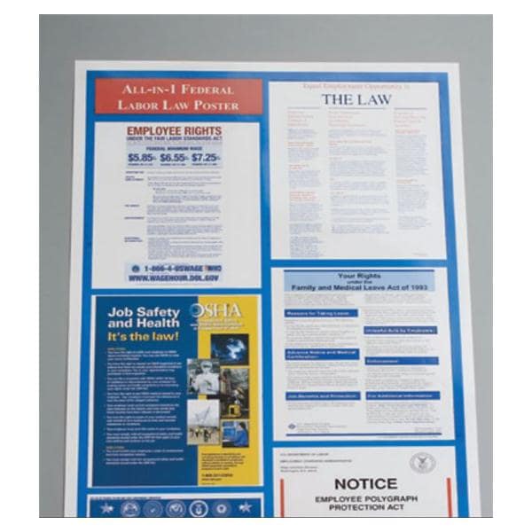 Federal Laminated Wall Poster Laminated Ea