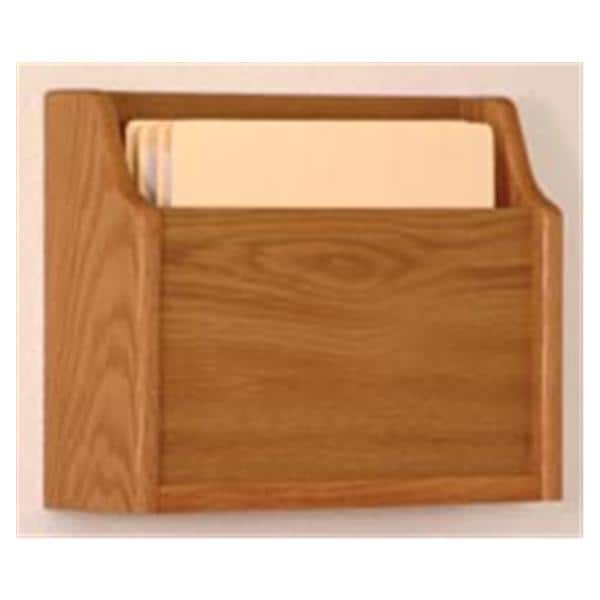 Chart Holder Deep Pckt Med Oak15x11x4.5 Ea