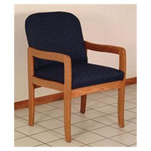 Dakota Wave Prairie Guest Chair With Arms Standard Vinyl / Deluxe Fabric Ea