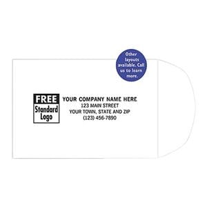 Drug Envelopes Gummed Flap Imprinted 3.5 in x 2.25 in White 500/Pk