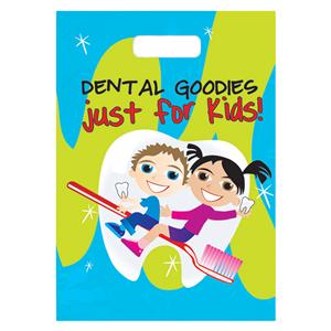 Full Color Bags Dental Goodies 9 in x 13 in 250/Pk