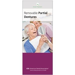 Brochure Removable Partial Dentures 8 Panels English 50/Pk