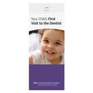 Brochure Your Child's First Visit to the Dentist 4 Panels English 50/Pk