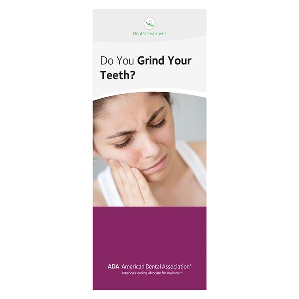 Brochure Do You Grind Your Teeth 4 Panels English 50/Pk