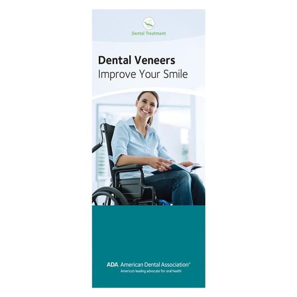 Brochure Dental Veneers 6 Panels English 50/Pk