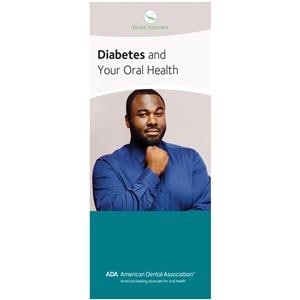 Brochure Diabetes and Your Oral Health 8 Panels English 50/Pk