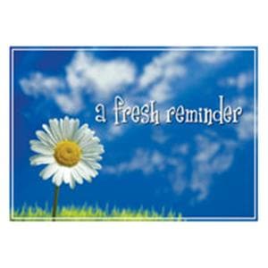 Laser 4-Up Recall Cards Daisy Reminder 8.5 in x 11 in 200/Pk