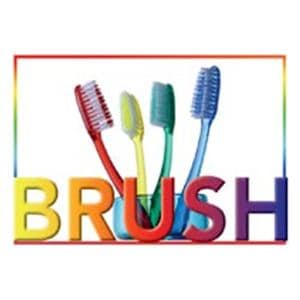 Laser 4-Up Recall Cards Brush 4 Brushes 8.5 in x 11 in 200/Pk