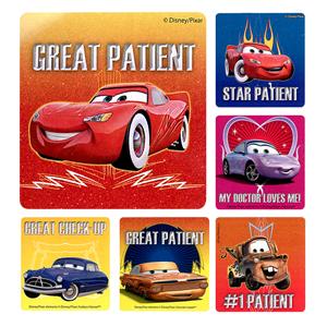 Stickers 2.5 in x 2.5 in Dental Cars Patient Assorted 100/Rl