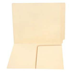 11 Pt End Tab 1/2 Pocket Folder 50/Bx