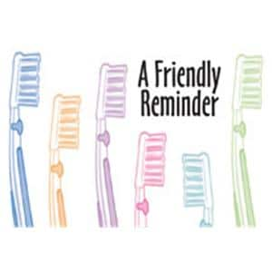 Laser 4-Up Recall Cards Friendly Reminder 8.5 in x 11 in 200/Pk