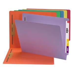 14 Pt End-Tab Folders 2 FstnrsOrange 50/Bx