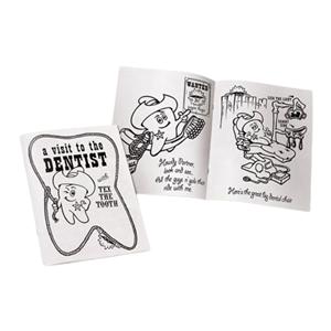 Coloring Book A Visit to the Dentist with Tex the Tooth 8 Pages English 100/Pk