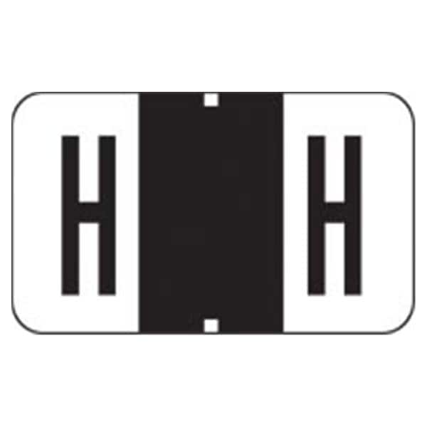 Jeter Compatible "H" Labels Black 500/Rl