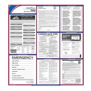 Poster State Labor Law Arizona English 27 in x 39 in Ea