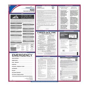 Poster State Labor Law Wyoming English 27 in x 39 in Ea