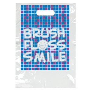 2-Color Bags Brush Tile White 9 in x 13 in 100/Pk