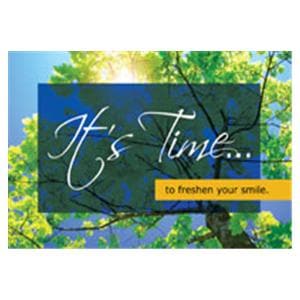 Imprinted Recall Cards Tree View Its Time 4 in x 6 in 250/Pk