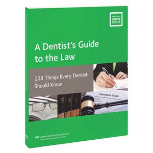 Book A Dentist's Guide to the Law With CD-ROM Ea