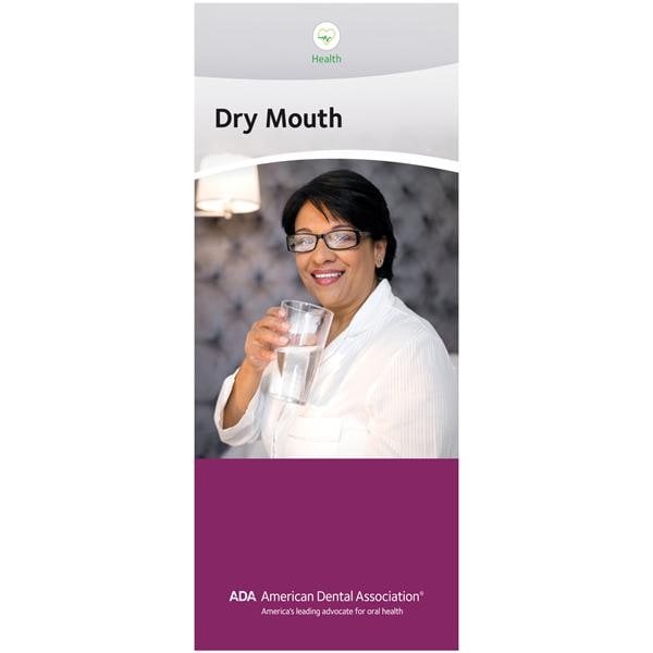 Brochure Dry Mouth 6 Panels English 50/Pk