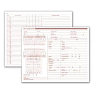 Exam Record Dental Charts 2-Sided White w/ Antmc&Prdntc Dgrms 250/Pk