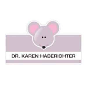 Name Badge Mouse Full Color Acrylic Plastic 3 in x 2.75 in Ea