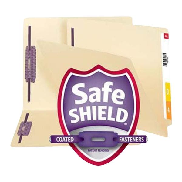 SafeSHIELD End Tab 11pt Manila Folder 9.5"x12.25" 50/Bx