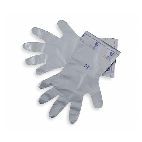 Polyethylene / Ethylene Vinyl Alcohol Chemical Resistant Gloves Silver