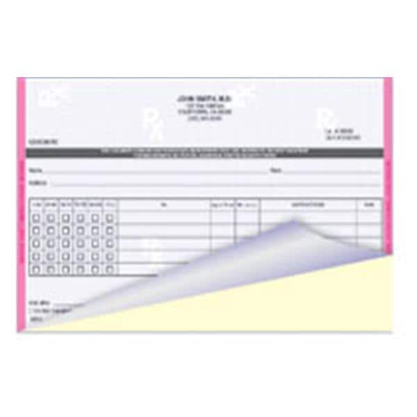 Prescription Pads California 2-Part Horizontal Imprinted 8/Bx