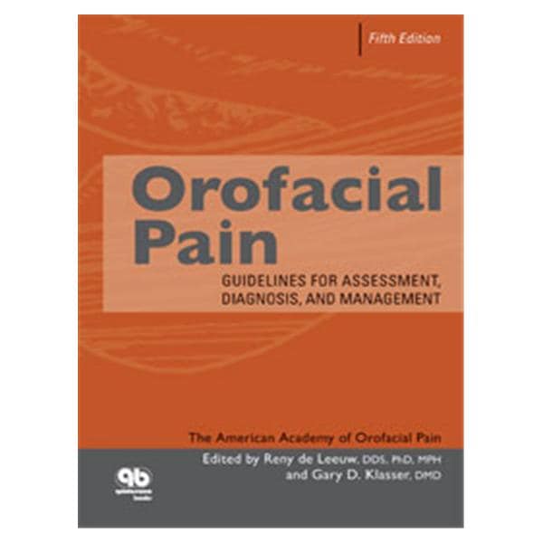 Book Orofacial Pain Guidelines 5th Edition Ea