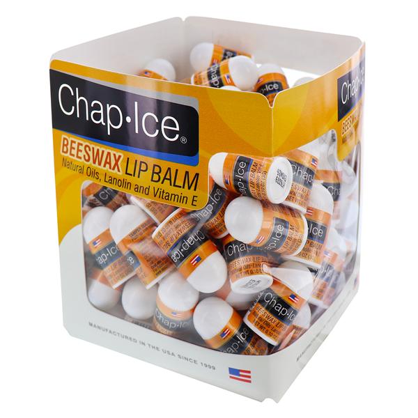 Chap Ice Lip Balm Mini Beeswax Cube Container 100/Pk