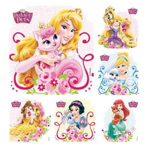 Stickers 2.5 in x 2.5 in Disney Palace Pets Assorted 100/Rl