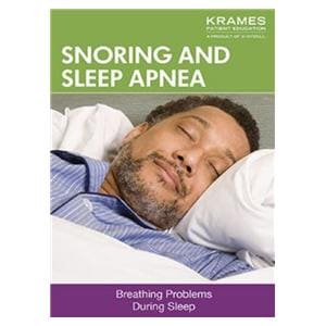 Booklet Snoring & Sleep Apnea 16 Pages English Ea