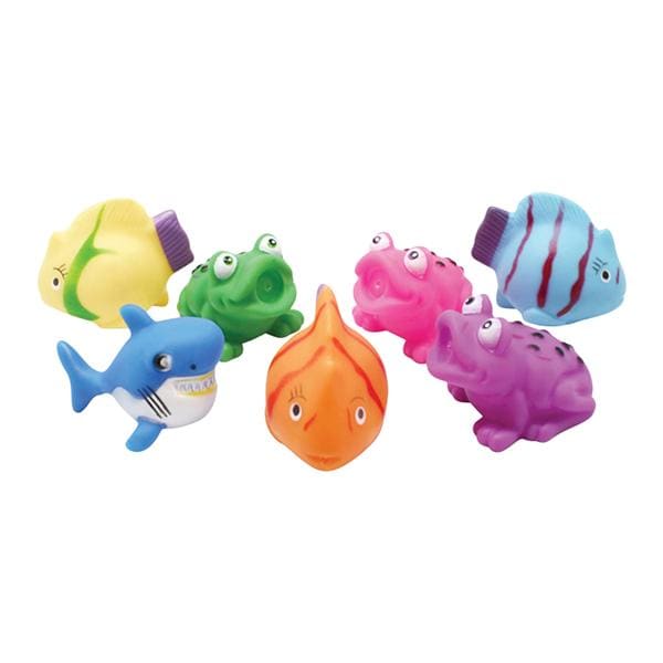 Toy Water Squirting Sea Animals Assorted Colors 108/Bg