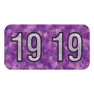 PMA Holographic Violet 2019 End Tab Label 500/Rl