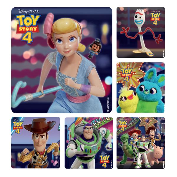 Stickers Toy Story 4 Assorted 100/Rl