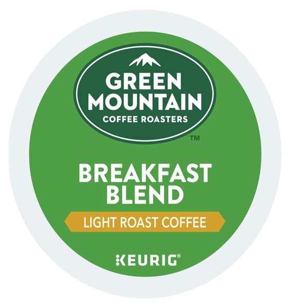 Green Mountain Coffee Breakfast Blend Coffee K-Cups, 24/box 24/Bx